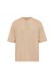 Basic Oversize Button Collar T-Shirt
