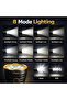 مصباح يدوي LED قابل لإعادة الشحن بقوة 4000 لومن - 5