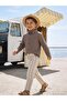 Boy's Long Sleeve Basic Shirt for Ages 2-5 - Dark Brown 3-4 Years