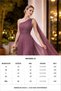 Women's Rose-Dry Floral One-Shoulder Pleated Detailed Glitter Tulle Fabric Evening Dress Nbswll16 - 2