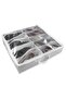10 Compartment Transparent Shoe Storage Bag with Lid Shoe Storage Box Shoe Box Organizer - 3