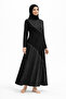 Women's Middle Age Patterned Mother's Combed Cotton Dress 4319 - 5
