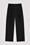 Black High Waist Pleated Comfortable Fit Men's Trousers