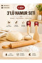3-Piece Dough Set Rolling Paddle Rolling Paddle Dough Cutter