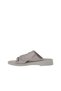 Gray Leather Women's Flip Flops 01Wy2910 - 4