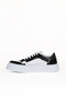 Black White Multi Leather Women's Sports Shoes 16Wa8204 - 3