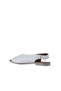 White Leather Women's Sandals 01Ws2512 - 5
