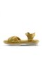 Yellow Leather Women's Sandals 01Wu5901 - 4
