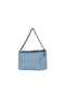 Blue Light Leather Women's Shoulder Bag - 3