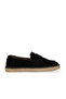 Black Suede Men's Espadrille Shoes