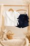 Cherry Embroidery Baby Girl 2-Piece Set Ruffle Double Breasted Blouse and Shorts Skirt Summer Cotton - 3