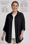 Women's Plus Size Summer 95% Viscose Long Sleeve Shirt and 100% Cotton Half Sleeve T-Shirt Two-Piece Mom Set - Embossed Pattern Anti-Sweat Premium High Quality