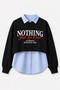 Printed Crop Sweat |   Shirt Not Included - 3