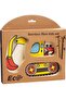 Bamboo Excavator Tableware Set - Yellow - 2
