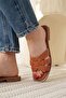 Tan Genuine Leather Slippers Tr31My66D - 5