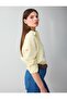 Light Yellow 100% Linen Straight Cut Long Sleeve Woven Shirt - 5