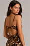 Leopard Back Detail Dress