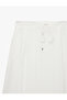 Viscose Fabric Waist Tie Pocketed Midi Length Balloon Skirt - 6
