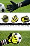 Reflex Children's Goalkeeper Gloves with Wrist Bandage, Size 5-6-7 - 3
