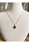 Blue Zircon Stone Planet Women's Steel Necklace - Does Not Tarnish - Shipped with Box - 3