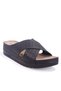 Dza37-3025 Black Daily Orthopedic Women's Slippers