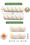 طقم رولات طلاء من 6 قطع، مجموعة خالية من الوبر للجدران والأسقف، مع وسادات طلاء، وصينية، وفرشاة، ومكشطة، ورولات صغيرة، للاستخدام المنزلي والمشاريع اليدوية - 6