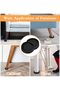 4-Pack Non-Slip Furniture Feet Pads, 2 Inch Round Rubber, Heavy Duty Anti-Slide Protectors for Hardwood Floors, Black - 5