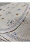 100% Cotton 5-Piece Newborn Teddy Bear Patterned Hospital Discharge Set – Baby Bodysuit Set, Hat, Bib, Gloves - 3
