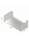 Metal 2-Piece Kitchen Office Room Spice Rack Shelf Organizer Metal Hanging Shelves Bookshelf Ornament Carry - 2