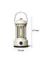 Rechargeable Camping Lantern, Adjustable Waterproof Emergency Light for Outdoor Survival & Fishing