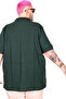 Mode XL Plus Size Men's T-Shirt, Polo Collar, Pocketed, Classic 20550, Olive Green - 6