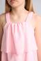 Linen Look Strap Dress for Girls H3764A826Hs - 6