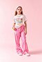 Crew Neck Printed Short Sleeve T-Shirt Girls H6139A826Hs - 2