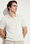 Standard Fit Short Sleeve Knitwear Polo T-Shirt G3182Ax26Sm