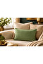 Imported Silk Velvet Light Green Color Throw Pillow Cover 30x50cm