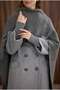Plain Knitted Scarf Anthracite - 3