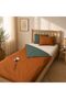 Single Duvet Cover Set Double Color Two Stories Cozy 3 Pieces 160 X 220 cm - 3