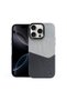 Apple iPhone 15 Pro Compatible Case Zeyra M-Safe Leather Case with Card Holder Black