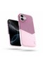 Apple iPhone 16 Compatible Case Zeyra M-Safe Leather Case with Card Holder Rose Gold - 2
