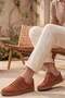 - Genuine Suede Leather Tan Color Men's Sneakers - 666-Sh-10-129