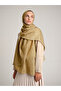 Rûmî Sema Monogram Patterned Double-Sided Shawl - Yellow - 3