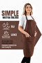 Simple kitchen apron with adjustable strap - 2