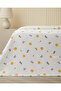 Sevilla Printed Cotton Double Pike 200X220 cm Yellow - 3