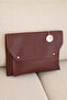 Women's Large Size Envelope Handbag, Document and Tablet Case, Stylish Daily Portfolio Bag En33 Size26 - 3