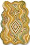 Sdt Fish Theme Patterned Modern Woven Base Decorative Carpet Mosso3505