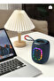 مكبر صوت بلوتوث مقاوم للماء 7 وات - مكبر صوت لاسلكي محمول مع أضواء LED USB TF FM - 5