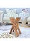 Wooden Rahle Carved Rahle - Small - 45cm - 2