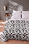 غطاء سرير مزدوج مبطن مقاس 195 × 230 سم - 3