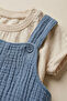 Muslin Salopetli 2-Piece Summer Set - 2
