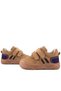 Schaggy Tan Genuine Leather Velcro Anatomical Baby Sports Shoes - 8